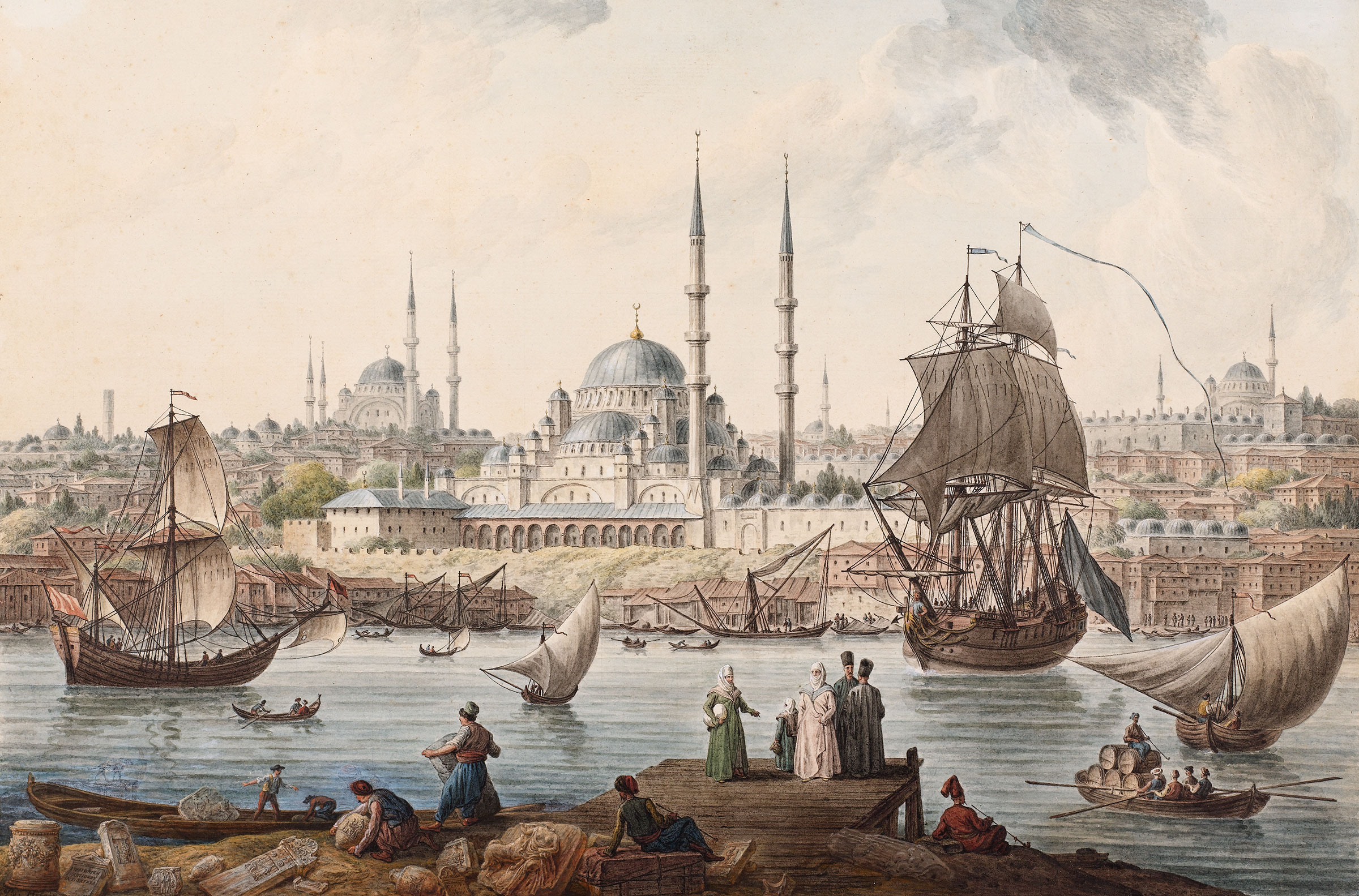 Ünlü Ressamların Tablolarında İstanbul’un Camileri  